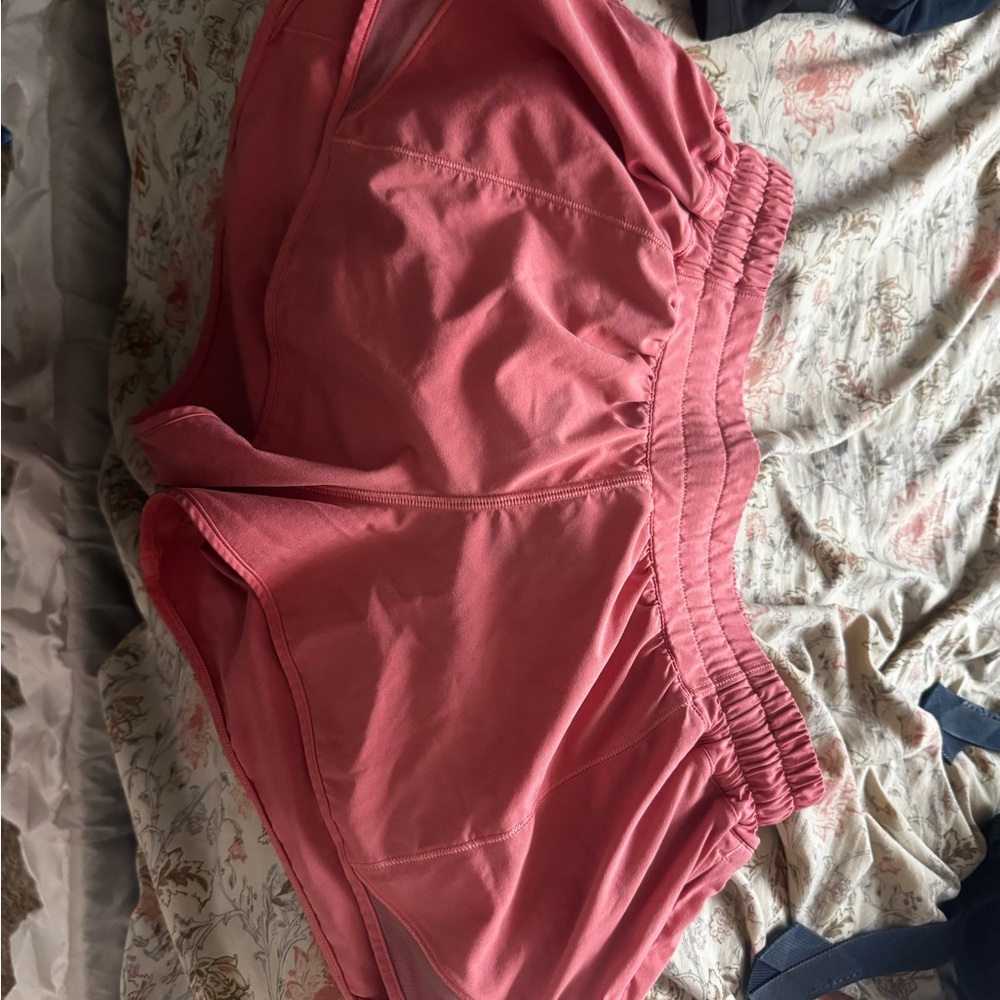 Lululemon Athletica Coral Athletic Shorts